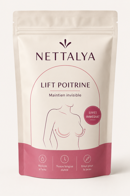 NETTALYA Lift Poitrine — pochette rubans liftants poitrine